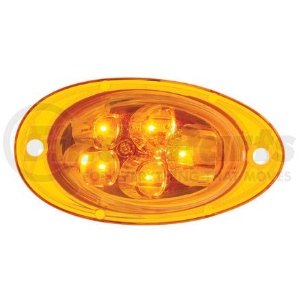 36809 by UNITED PACIFIC - Turn Signal Light - 5 LED, Slope Lens, for 2008-2017 Freightliner Cascadia