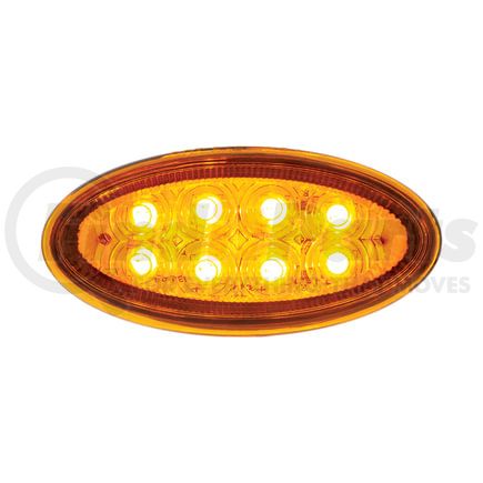 36810 by UNITED PACIFIC - Turn Signal / Parking Light - Fender, 8 LED, Amber LED/Lens, For Peterbilt 386 (2006-14) and 387 (2006-10)