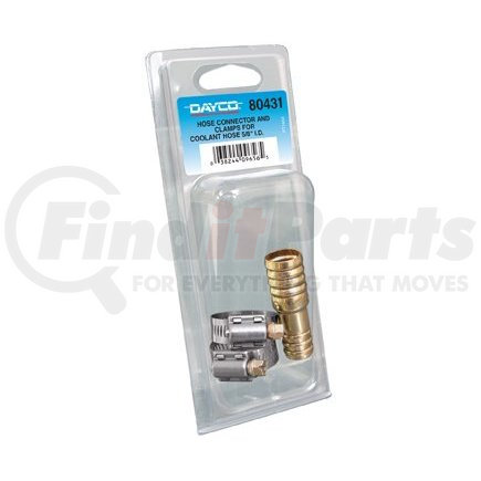 80431 by DAYCO - BRASS HOSE CONNECTOR, DAYCO