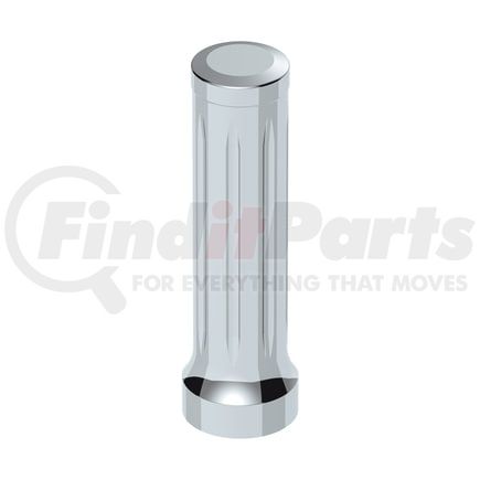 70887B by UNITED PACIFIC - Gearshift Knob - Aluminum, Chrome, Dallas Style, M30 x 3.5 Thread-On