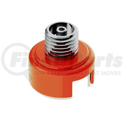 71023 by UNITED PACIFIC - Shift Knob Mounting Adapter - Cadmium Orange, M30 x 3.5, for Eaton Fuller Style 13/15/18 Shifter