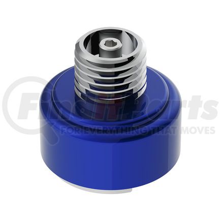 71031 by UNITED PACIFIC - Shift Knob Mounting Adapter - Indigo Blue, M30 x 3.5, for Eaton Fuller Style 9/10 Shifter