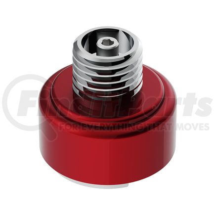 71033 by UNITED PACIFIC - Shift Knob Mounting Adapter - Candy Red, M30 x 3.5, for Eaton Fuller Style 9/10 Shifter