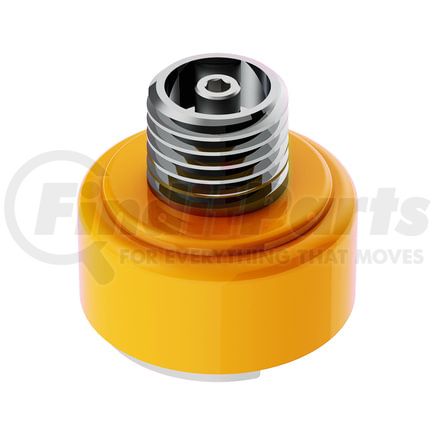 71036 by UNITED PACIFIC - Shift Knob Mounting Adapter - Electric Yellow, M30 x 3.5, for Eaton Fuller Style 9/10 Shifter