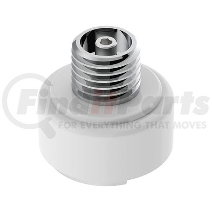 71035 by UNITED PACIFIC - Shift Knob Mounting Adapter - Pearl White, M30 x 3.5, for Eaton Fuller Style 9/10 Shifter