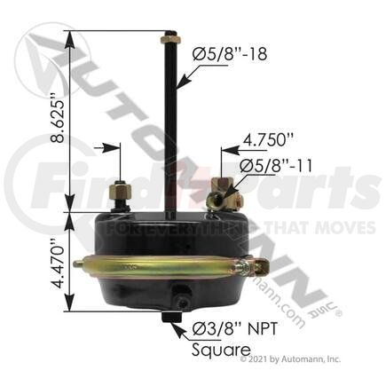 179.SC30L by AUTOMANN - SERVICE CHAMBER TYPE 30 LONG S