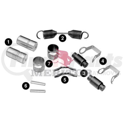 R507005 by MERITOR - KIT-BK REP-MNR