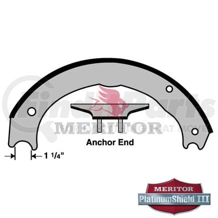 XSMA3124726ES by MERITOR - REMAN SHOE