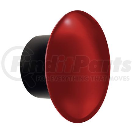 10346 by UNITED PACIFIC - Axle Cover Kit - Aero Full-Moon, Rear, Candy Red