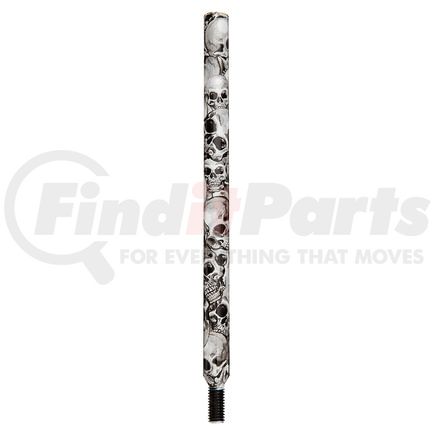 21798 by UNITED PACIFIC - Manual Transmission Shift Shaft Extension - 12", Skull Pattern