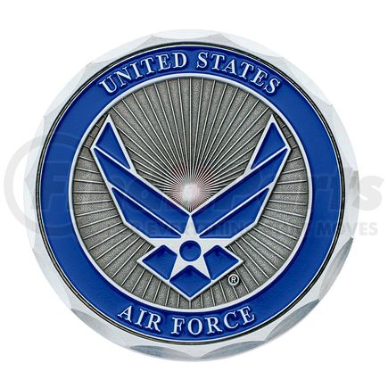 22974 by UNITED PACIFIC - Emblem - 1 3/4" U.S. Military Adhesive Metal Medallion, Air Force