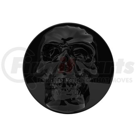 23054 by UNITED PACIFIC - Air Brake Valve Control Knob - Black Skull