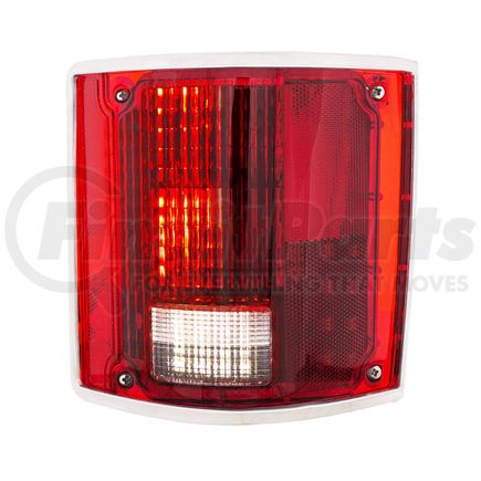 110844 by UNITED PACIFIC - Tail Light - Passenger Side (RH), Red, 56 LEDs, Sequential, with Trim