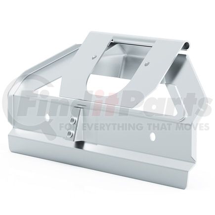 110880 by UNITED PACIFIC - License Plate Bracket - Polished, Stainless Steel, OE Style, For 1966-1977 Ford Bronco