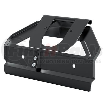 110881 by UNITED PACIFIC - License Plate Bracket - Black, Stainless Steel, OE Style, For 1966-1977 Ford Bronco