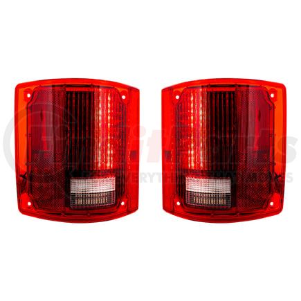 111113 by UNITED PACIFIC - Tail Light - RH and LH, 56 Red LEDs, 12 White LEDs for Back Up Light, without Trim