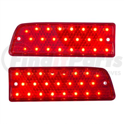 111123 by UNITED PACIFIC - Tail Light - RH and LH, 23 Red LEDs, For 1964 Chevrolet Chevelle