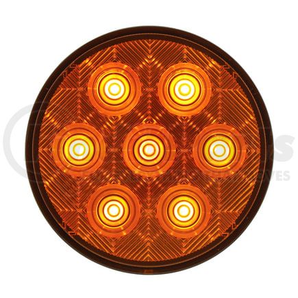 39119B by UNITED PACIFIC - Turn Signal Light - Bulk, 7 LED, 4" Competition Series, Amber LED/Lens