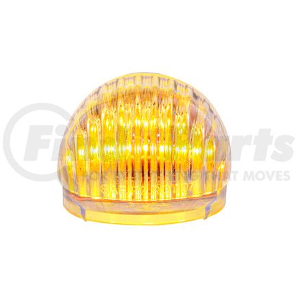 39518B by UNITED PACIFIC - Turn Signal Light - 5 LED Dual Function Guide Headlight, Amber LED/Clear Lens