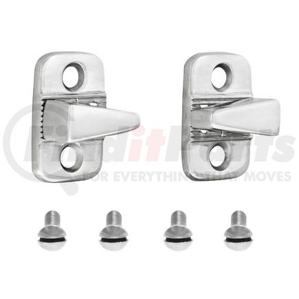 B20118 by UNITED PACIFIC - Dovetail - Stainless Steel, Adjustable, Male, for 1932 Ford Closed and 1932-1934 Truck