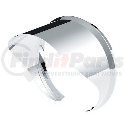 United Pacific C5002 Door Mirror Rain Guard Visor Door Mirror Rain Guard Visor - Peep Mirror Visor, Stainless Steel, 4",