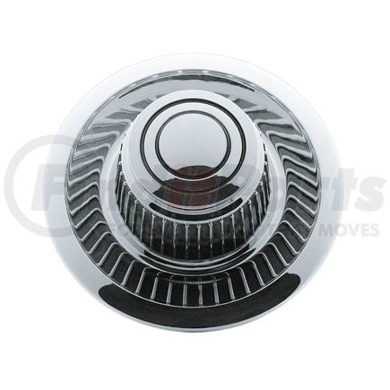 C687001 by UNITED PACIFIC - Axle Hub Cap - Chrome, Plastic, Rallye, for 1968-1970 Chevy Camaro