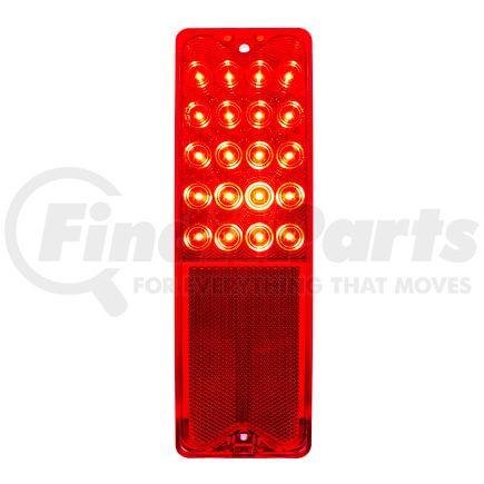 CTL6721LED by UNITED PACIFIC - Tail Light - 20 LED, Red Lens/Red LED, for 1967-1972 Chevy Truck Fleetside