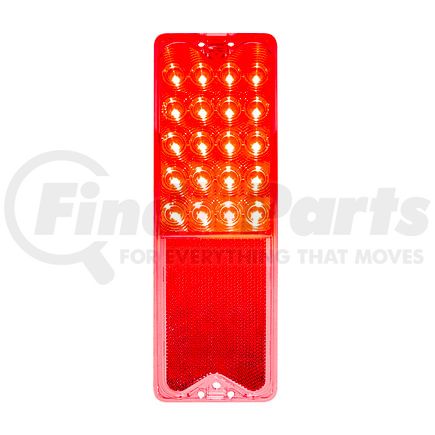 CTL6721C by UNITED PACIFIC - Tail Light - 20 LED, Clear Lens/Red LED, for 1967-1972 Chevy Truck Fleetside