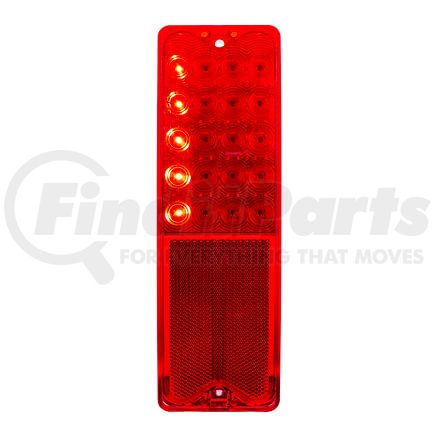 CTL6721SEQ by UNITED PACIFIC - Tail Light Lens - 20 LED Sequential, for 1967-1972 Chevy and GMC Fleetside