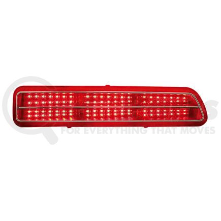 CTL6901LED-R by UNITED PACIFIC - Tail Light - 84 LED, with Stainless Steel Trim, Passenger Side, Passenger Side, Red Lens, for 1969 Chevy Camaro