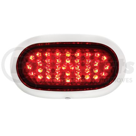 F42802 by UNITED PACIFIC - Tail Light - LED, with Stainless Steel Bezel, for 1942-1948 Ford Car