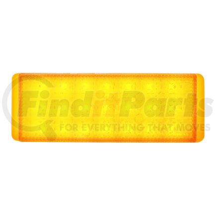 FPL4101A by UNITED PACIFIC - Parking Light Lens - Flush Type LED Amber, for 1941 Ford Style
