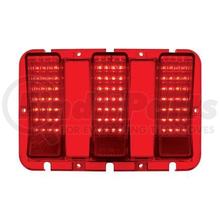 FTL6701LED by UNITED PACIFIC - Tail Light - 84 LEDs, Red Lens, without Trim, for 1967-1968 Ford Mustang