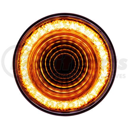 36655 by UNITED PACIFIC - Turn Signal Light - 24 LED 4" Mirage, Amber LED/Clear Lens