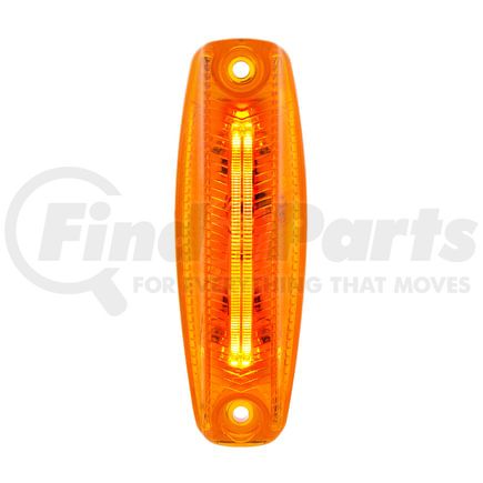 36813 by UNITED PACIFIC - Truck Cab Light - Amber Lens, 4 LED, LIGHTTRACK Design, for 2018-2023 Freightliner Cascadia