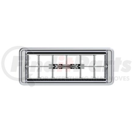 41017 by UNITED PACIFIC - A/C Vent - Chrome, Plastic, Center, for 2001 & Earlier Kenworth