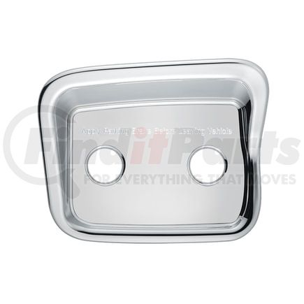 41739 by UNITED PACIFIC - Air Valve Bezel Cover - Chrome, Plastic, for 2008-2022 Peterbilt 389