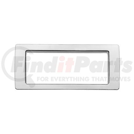 42437 by UNITED PACIFIC - Dash Storage Pocket Trim - Chrome, Plastic, for 2018-2023 Freightliner Cascadia