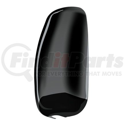 42778 by UNITED PACIFIC - Door Mirror Cover - RH, Black, for Peterbilt 387/587 & Kenworth T2000/T700