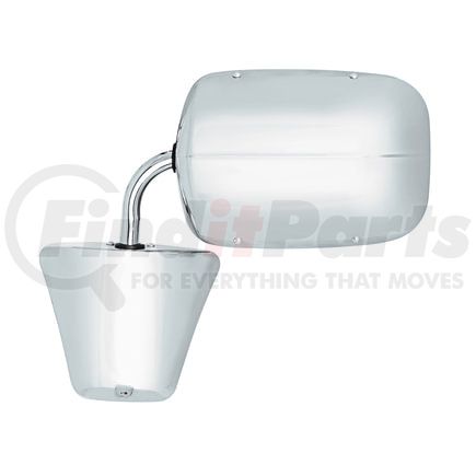 60050 by UNITED PACIFIC - Stainless Steel Door Mirror For 1973-91 Chevy/GMC Full Size Truck