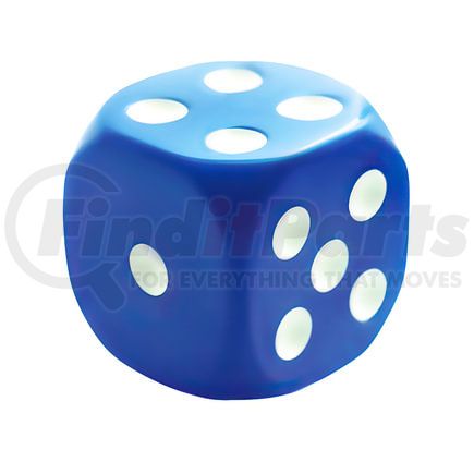 70016 by UNITED PACIFIC - Manual Transmission Shift Knob - Gearshift Knob, Blue Dice