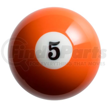 70755 by UNITED PACIFIC - Manual Transmission Shift Knob - Gearshift Knob, Orange, 5 Ball