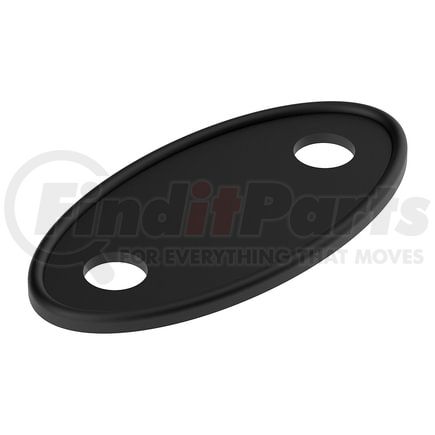 110702 by UNITED PACIFIC - Door Mirror Mounting Pad - Black, Silicon Rubber, For 1947-1955 Chevrolet and GMC Truck