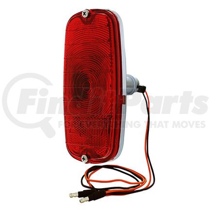 C606616 by UNITED PACIFIC - Tail Light Assembly - LED, Red Lens, Factory Style