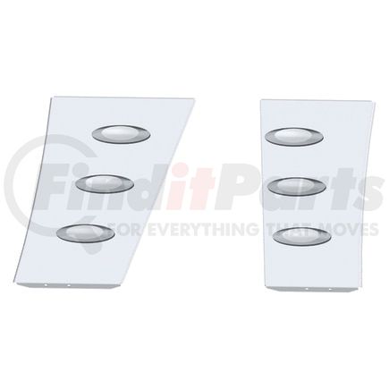 10682232 by PANELITE - HOOD EXTENSION PANEL PAIR PB 389 SH '18+ W REPLACEMENT W/M1 AMBER CLEAR LED (3)