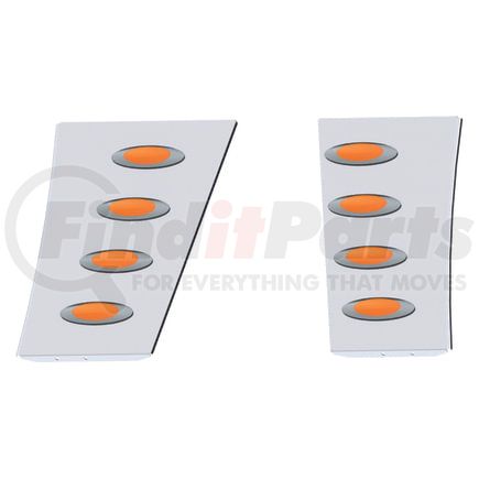10682233 by PANELITE - HOOD EXTENSION PANEL PAIR PB 389 SH '18+ WIDE REPLACEMENT W/M1 AMBER LED (4)
