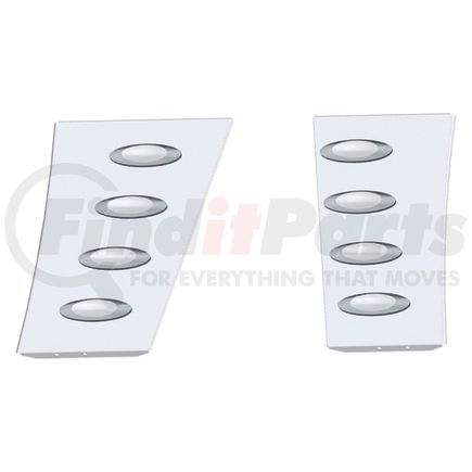 10682234 by PANELITE - HOOD EXTENSION PANEL PAIR PB 389 SH '18+ W REPLACEMENT W/M1 AMBER CLEAR LED (4)