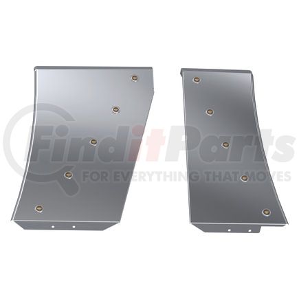 10682909 by PANELITE - ELITE HOOD EXTENSION PANEL PAIR PB 389 LH '18+ 4" WIDE W/3/4" RD AMBER LED (5)