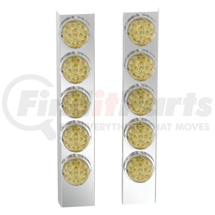 10742082 by PANELITE - AC LITE BAR PAIR PB 388/389/367 SFA 10+ PREMIUM FRONT W/(5) WATERMELON AMBER