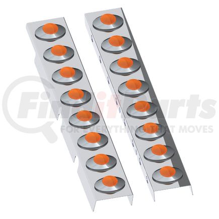 10742342 by PANELITE - AIR CLEANER LITE BAR PAIR PB 379 '05-'15 FRONT W/M3 AMBER LED (8) (25.50/6.50)